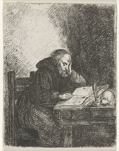 Moine lisant - David van der Kellen