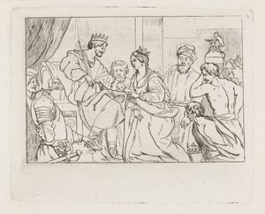 Salomon et la reine de Saba - David van der Kellen