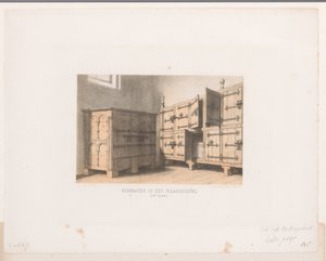 Armoires, 12e siècle (Schrijnen dans une garde-robe, 12e siècle) - David van der Kellen