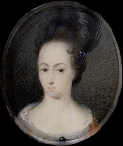 Miniature de Hedvig Sofia, Princesse de Suède, vers 1700 - David von Krafft