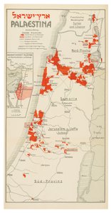 Carte de la Palestine