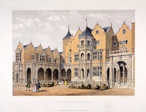 Holland House, Kensington, Londres, vers 1850
