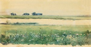 Paysage avec marais, 1898 - De Lancey Gill