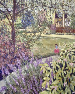 Fée des fleurs, 2019 (acrylique sur toile) - Deborah Eve Alastra