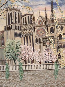 Colombes de Notre-Dame, 2018 (acrylique sur toile) - Deborah Eve Alastra