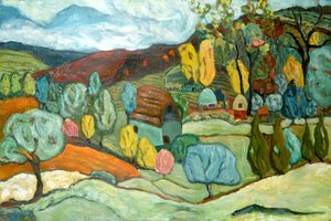 Village Automne, 2019 - Deborah Eve Alastra