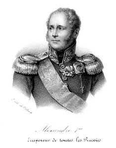 Alexandre Ier, tsar de Russie, en uniforme militaire, vers 1830