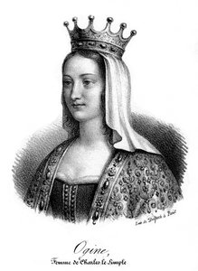 Edgifu de Wessex, épouse de Charles III Le Simple de France, 19ème siècle