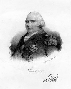 Louis XVIII, roi de France, 19ème siècle