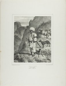 Berger de Bannat, rive gauche du Danube - Denis Auguste Marie Raffet
