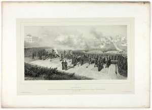 Batterie no.10, de Souvenirs d’Italie : Expédition de Rome - Denis Auguste Marie Raffet