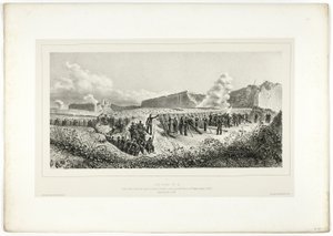 Batterie n°14, de Souvenirs d’Italie : Expédition de Rome - Denis Auguste Marie Raffet