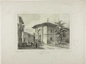 Église grecque, Bucarest, Valachie, 15 juillet 1837 - Denis Auguste Marie Raffet