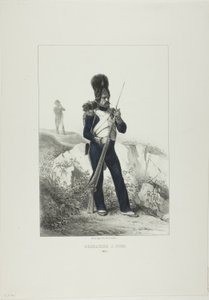 Grenadier à pied, Elbe - Denis Auguste Marie Raffet