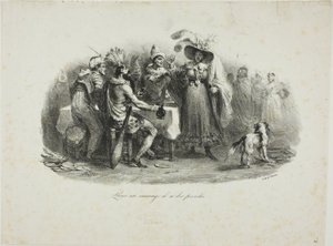 Il se comporte comme un sauvage - Denis Auguste Marie Raffet