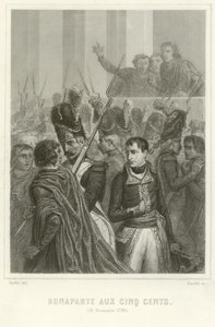 Napoléon Bonaparte entouré par les membres du Conseil des Cinq-Cents - Denis Auguste Marie Raffet