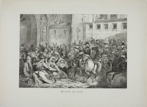 Révolte de Pavie - Denis Auguste Marie Raffet