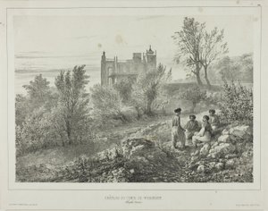 Château du comte Woronzoff, Aloupka, Crimée, 12 août 1837 - Denis Auguste Marie Raffet