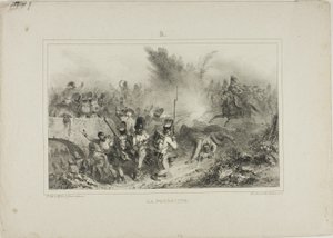 La poursuite - Denis Auguste Marie Raffet