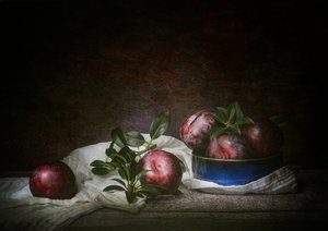 Nature morte aux prunes mélancoliques