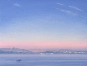 Aube sur le Lac Piccola - Derek Hare