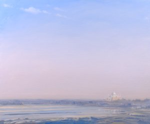Taj Mahal depuis le Fort d