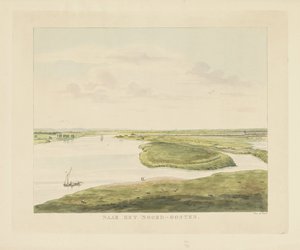Vue sur la Waal au nord-est de Nimègue - Derk Anthony van de Wart
