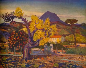 Poiriers en fleurs, 1913 1932 - Derwent Lees