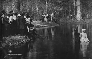 Un baptême dans le Sud, Aiken - Detroit Publishing Co.