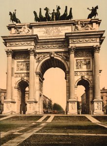Arc de la Paix, Milan, Italie, c.1900