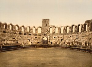 Arènes, Arles, France, impression photochrome, vers 1900