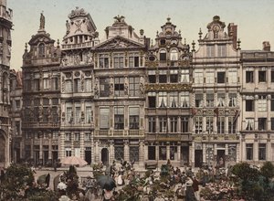 Grand-Place, Bruxelles, vers 1900 - Detroit Publishing Co.