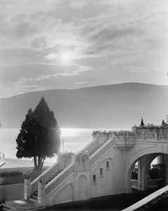 Clair de lune sur le lac George, hôtel Fort William Henry, lac George, N.Y., vers 1900-15