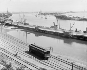 Le Port, San Pedro, Californie, vers 1880-99