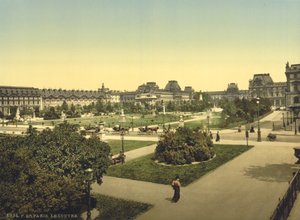 Le Louvre, Paris, vers 1890-1900