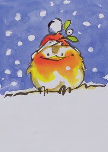 Rouge-gorge de Noël - Diane Matthes
