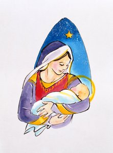 Madone et Enfant - Diane Matthes