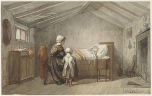 Mère et fille au chevet d
