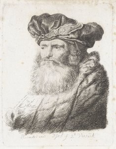 Homme avec barbe