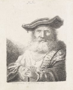 Vieil homme avec béret