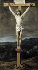 Tableau Impression Sur Toile - Christ En Croix D'après Rubens - Ppr41 - Neuf