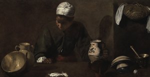 Scène de cuisine, 1618-20