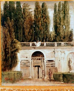 Vue du jardin de la villa Médicis - Diego Velázquez