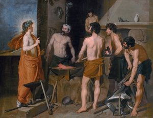Apollon dans la forge de Vulcain