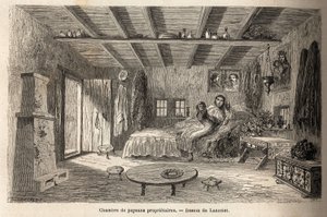 Une maison de paysans propriétaires, dans les environs d