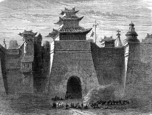Murs et porte de Pékin, Chine