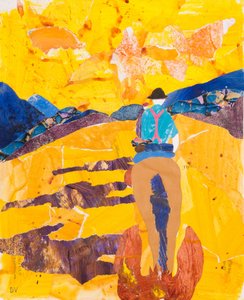 Restes de la journée, Pyrénées, 2016 (collage)