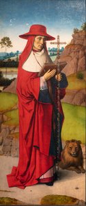 Église paroissiale (Parochiekerk Sint-Pieter). Peinture. Dirk Bouts. Le Martyre de Saint Érasme. Vers 1460-1464. (détail)