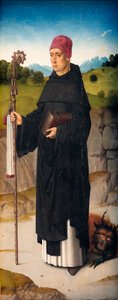 Église paroissiale (Parochiekerk Sint-Pieter). Peinture. Dirk Bouts. Le Martyre de Saint Érasme. Vers 1460-1464. (détail)