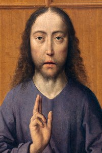 Église paroissiale (Parochiekerk Sint-Pieter). Peinture. La Cène. Dirk Bouts. 1464-1468. (détail)